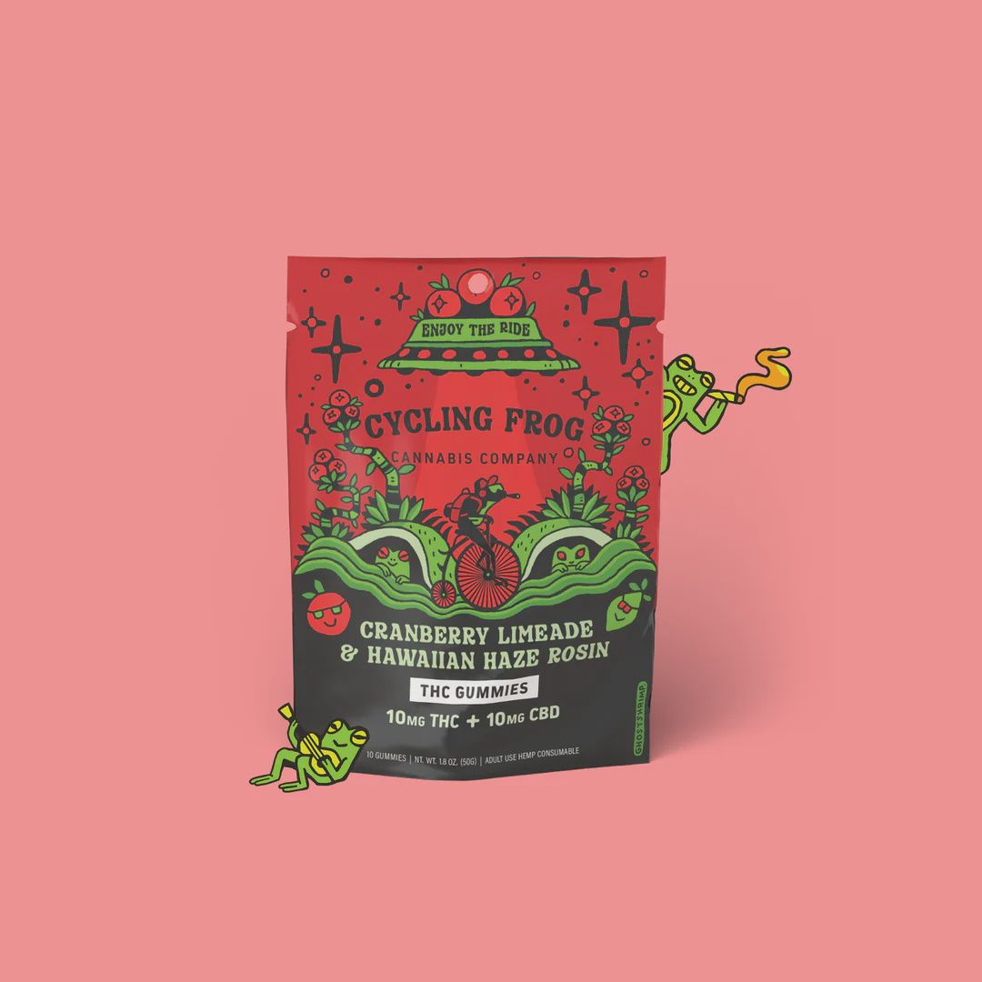 Cycling Frog Cranberry Limeade Rosin Gummies