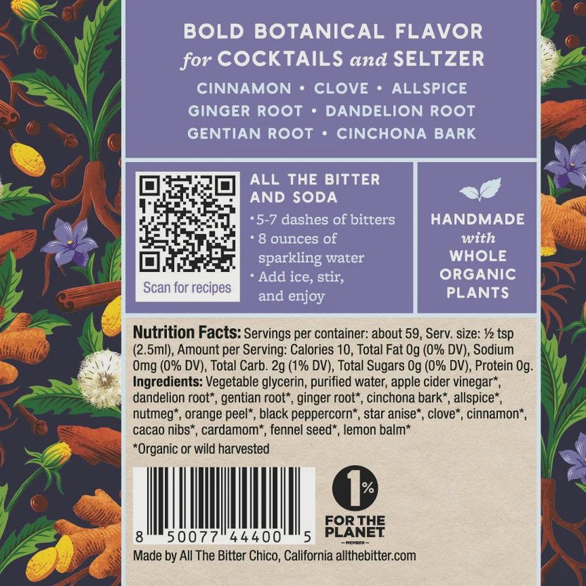 All The Bitter Old Fashioned Aromatic Bitters (2 oz)