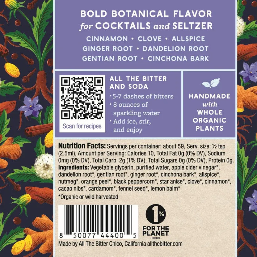 All The Bitter Old Fashioned Aromatic Bitters (2 oz)