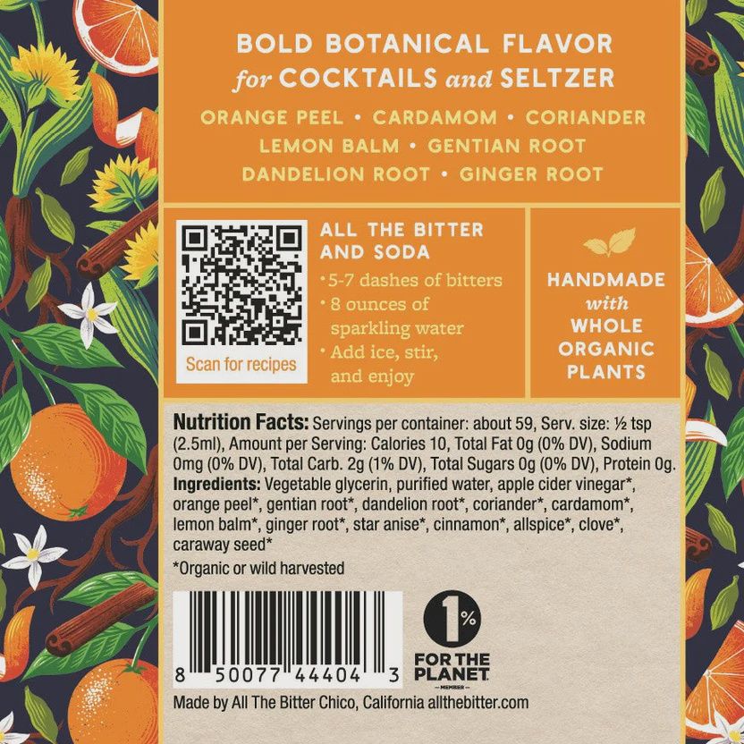 All The Bitter Orange Cardamom Bitters (2 oz)