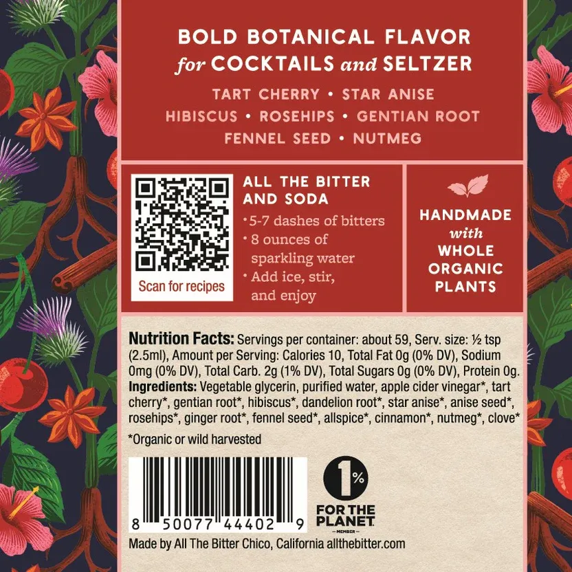 All The Bitter New Orleans Spiced Cherry Bitters (2 oz)