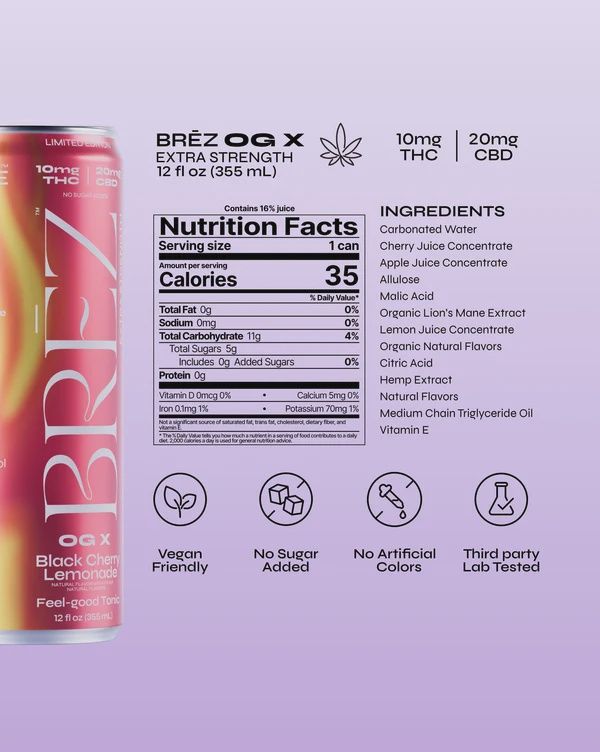 Brez Black Cherry Lemonade 10MG