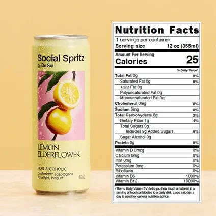 De Soi Social Spritz Lemon Elderflower