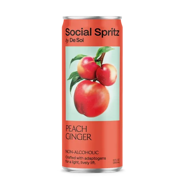 De Soi Social Spritz Peach Ginger