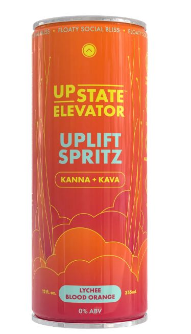Upstate Elevator Lychee Blood Orange Uplift Spritz