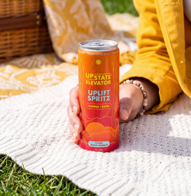 Upstate Elevator Lychee Blood Orange Uplift Spritz