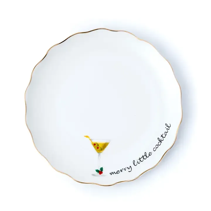 Holiday Cheers Appetizer Plates