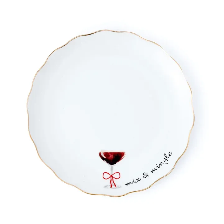 Holiday Cheers Appetizer Plates