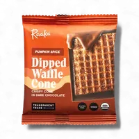 Raaka Pumpkin Spice Dipped Waffle Cone