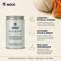 Mógū Body &amp; Mind, Lion’s Mane &amp; Cordyceps