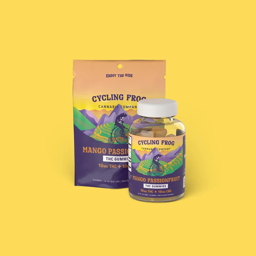 Cycling Frog Mango Passionfruit Gummies