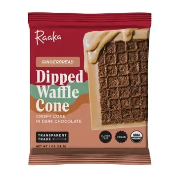 Raaka Gingerbread Waffle Cone