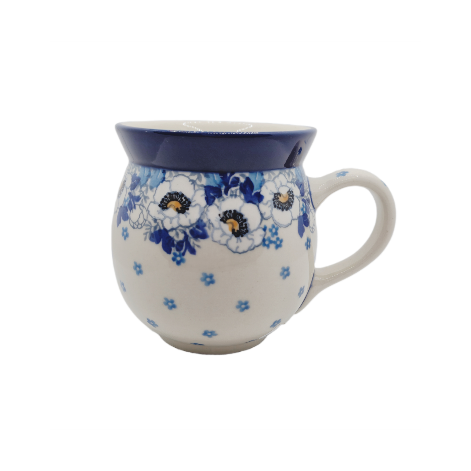 Kubek czeski 500 ml Niebieskie anemony (dek.2222)