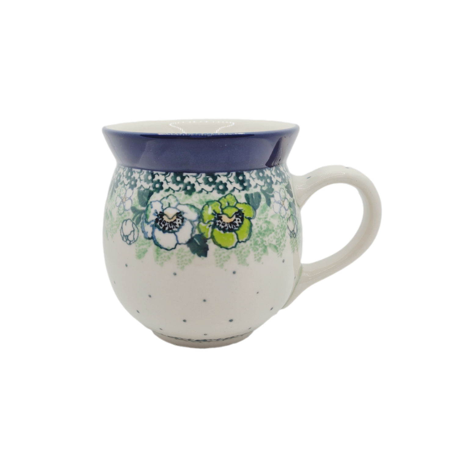 Kubek czeski 500 ml Zielone anemony (dek.2320)