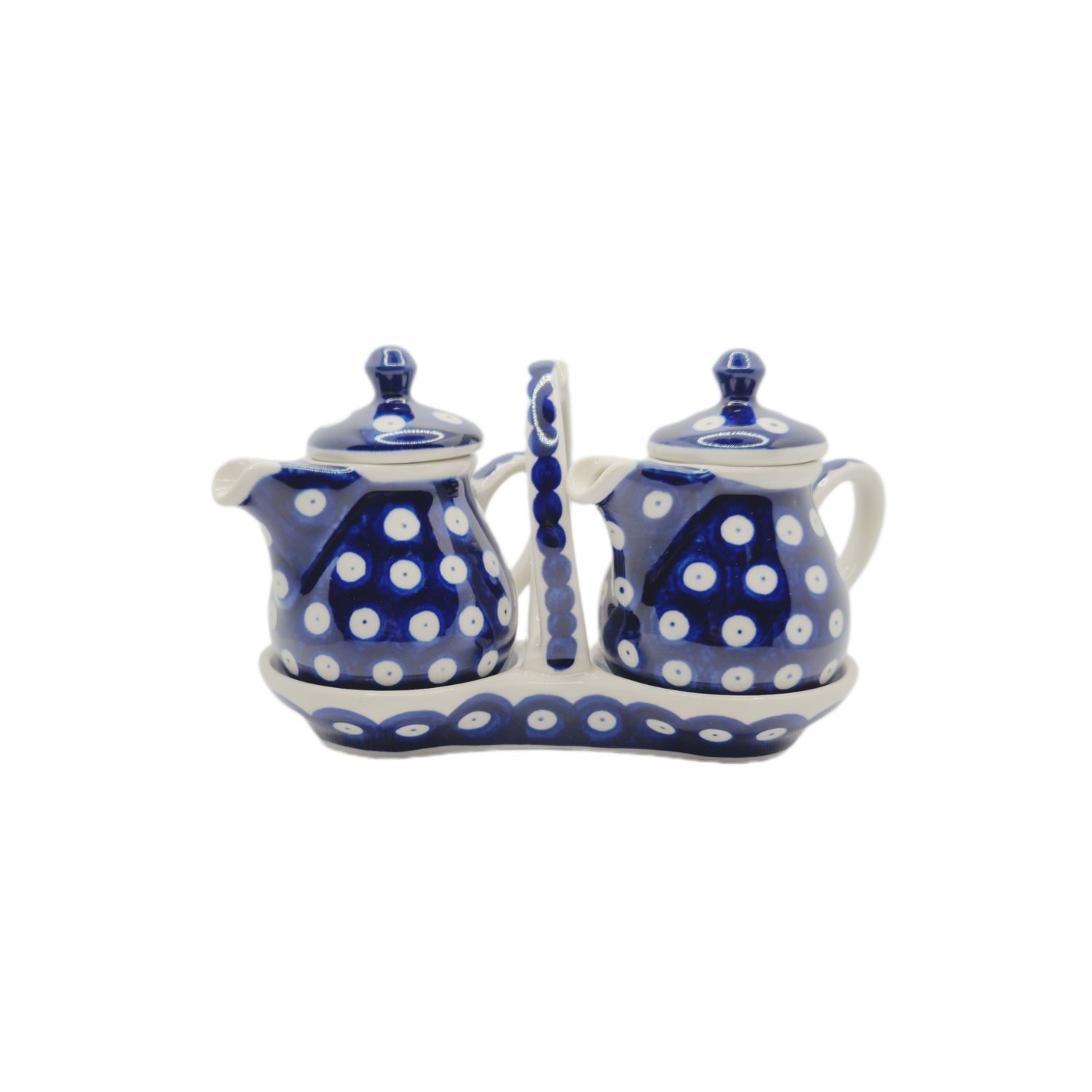 Komplet na ocet i olej Kropka (dek.70A)