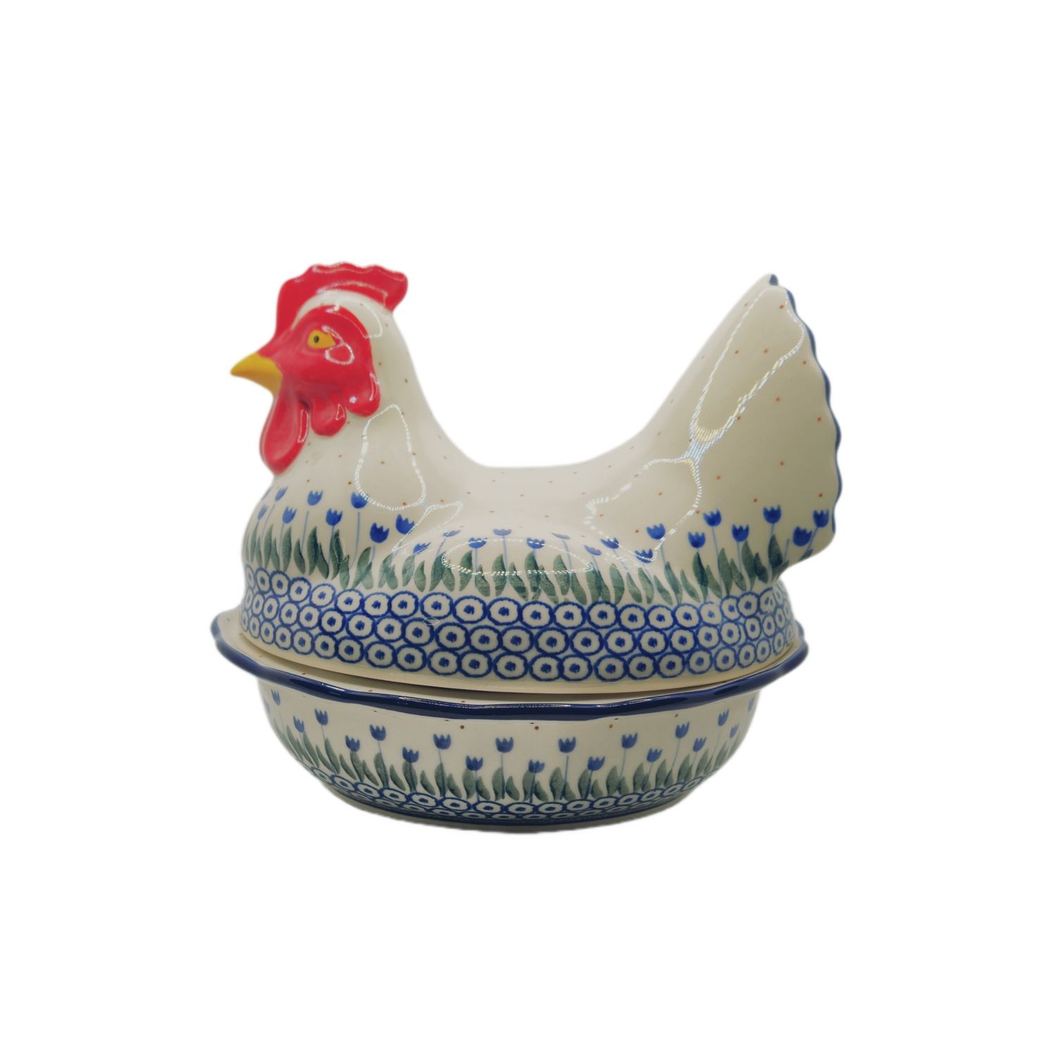 Pojemnik kura Tulipany (dek. 490A)