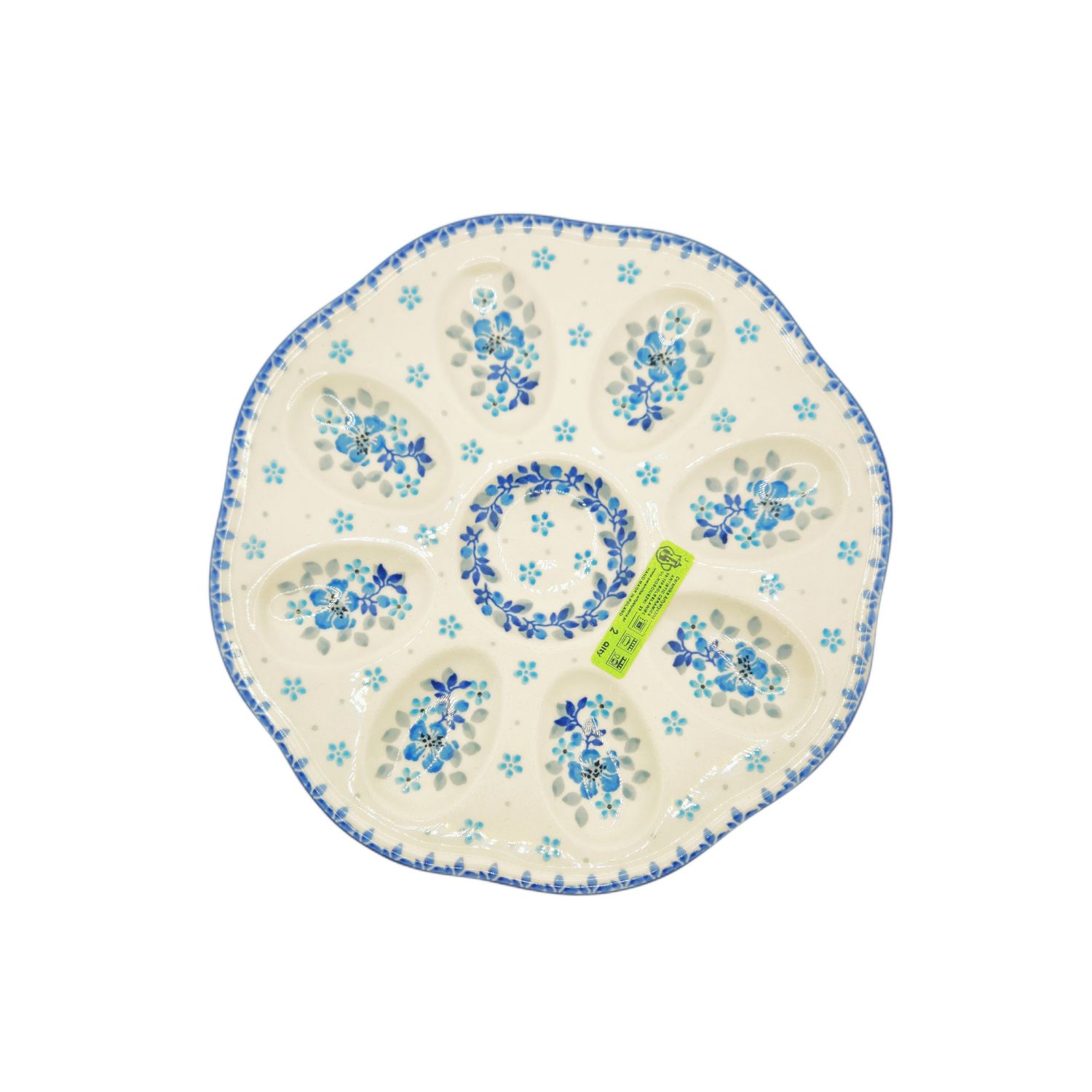 Talerz na jajka gat.II Bratki (dek.2642)