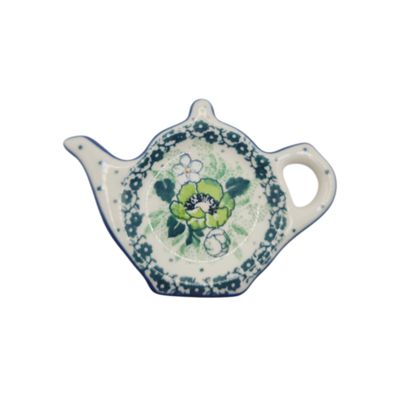 Podstawka czajniczek Zielone anemony (dek.2320)