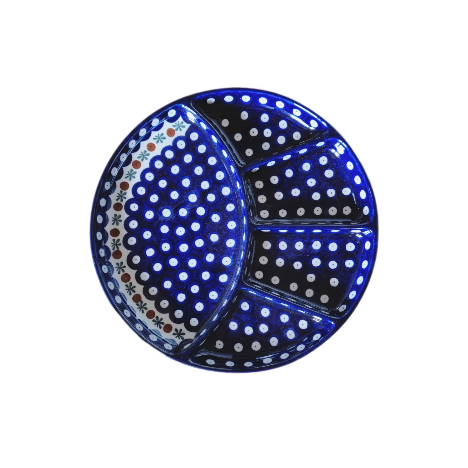 Talerz dzielony Kropka plus (dek.70)