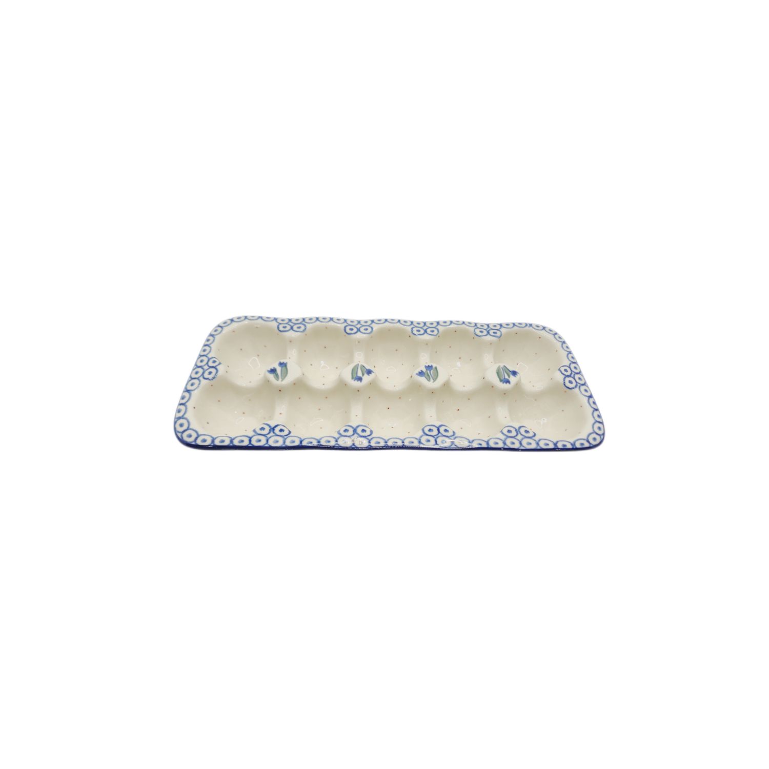 Wytłaczanka na 10 jajka Tulipany (dek.490A)