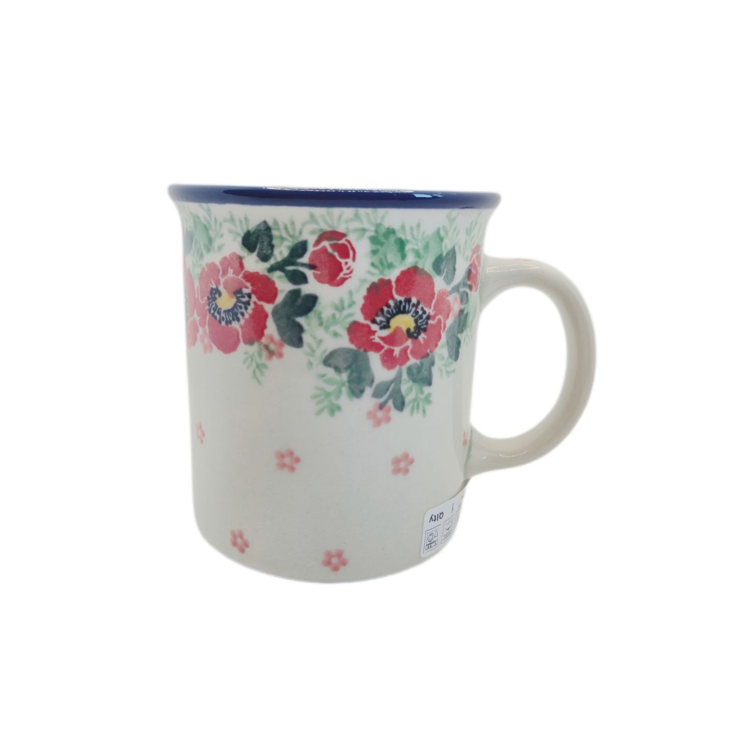 Kubek prosty 250 ml Czerwone maki (dek.3234)