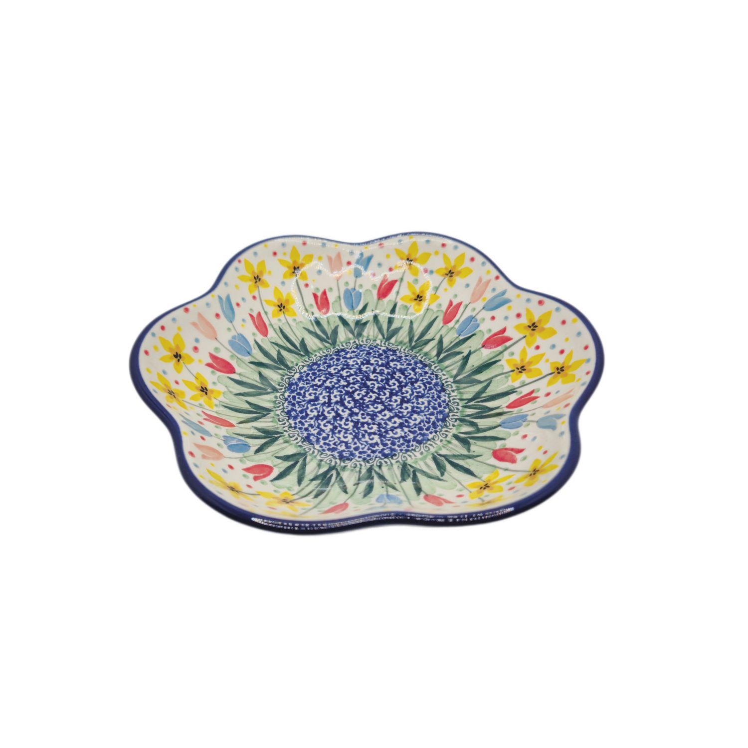 Miska kwiatek 20 cm Tulipany unikat (dek.U5114)
