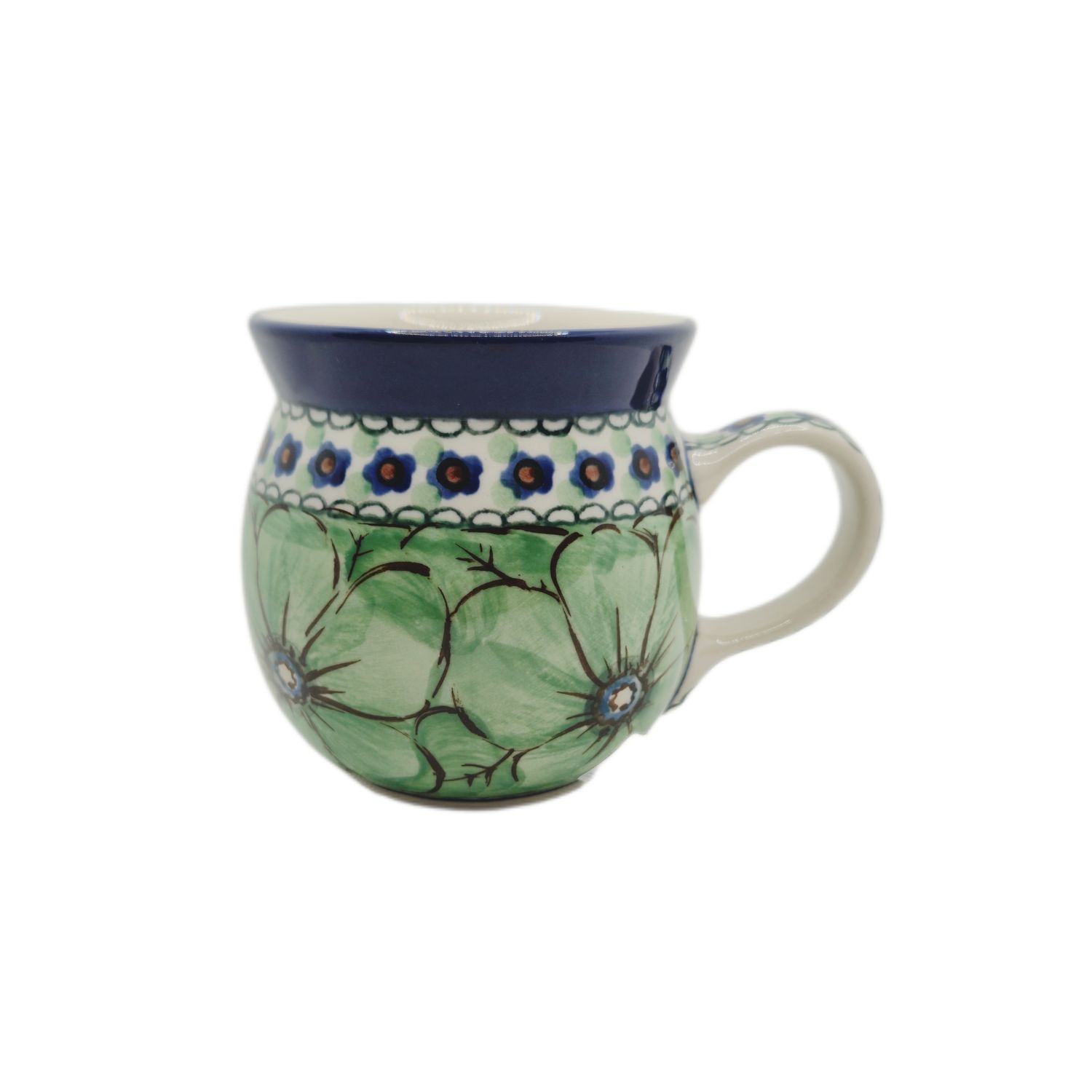 Kubek czeski 250 ml Zielony (dek.U408A)