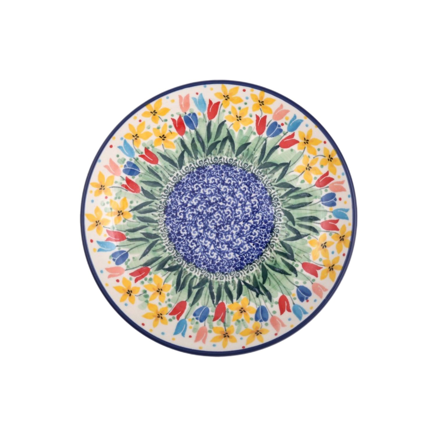 Talerz 20 cm Tulipany unikat (dek.U5114)
