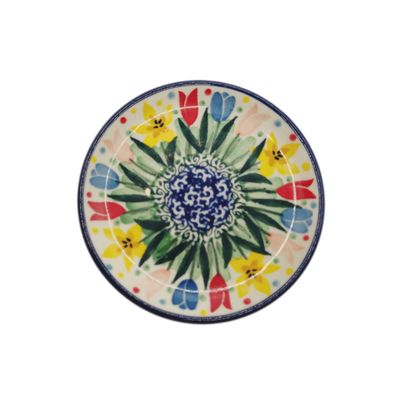 Talerz 10 cm Tulipany unikat (dek.U5114)