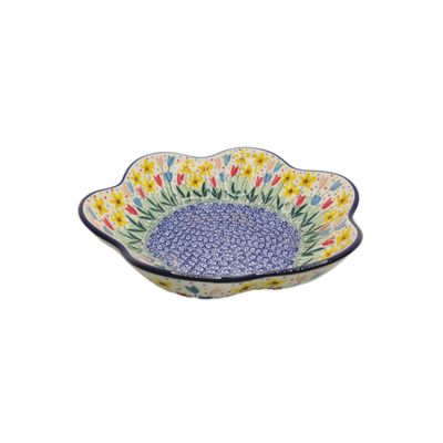 Miska kwiatek 26,5cm x 26,5cm Tulipany unikat (dek.U5114)