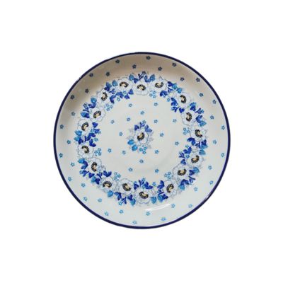 Talerz "podstawka" 23 cm Niebieskie anemony (dek.2222)