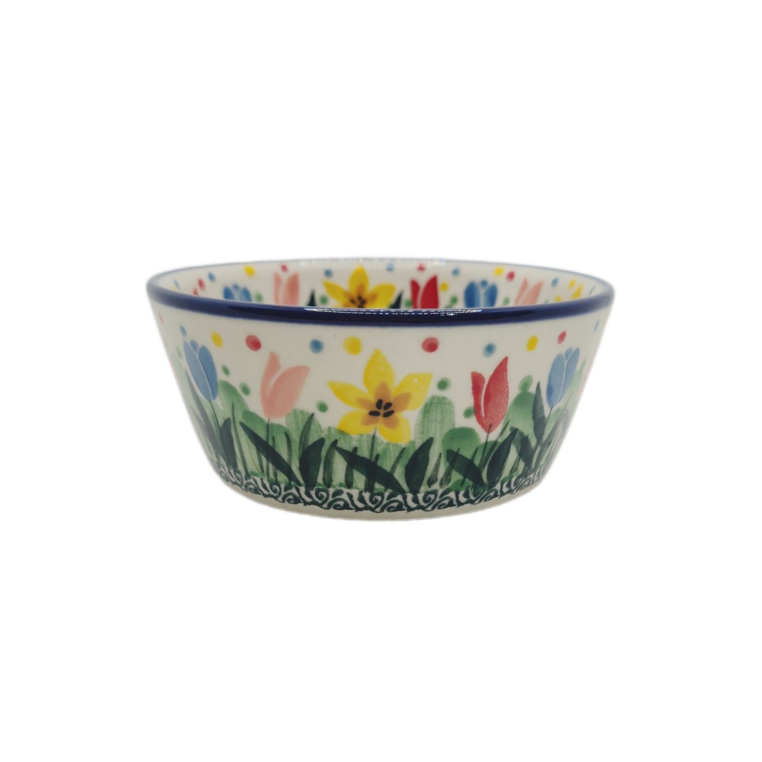 Miska 10,5 cm Tulipany unikat (dek.U5114)