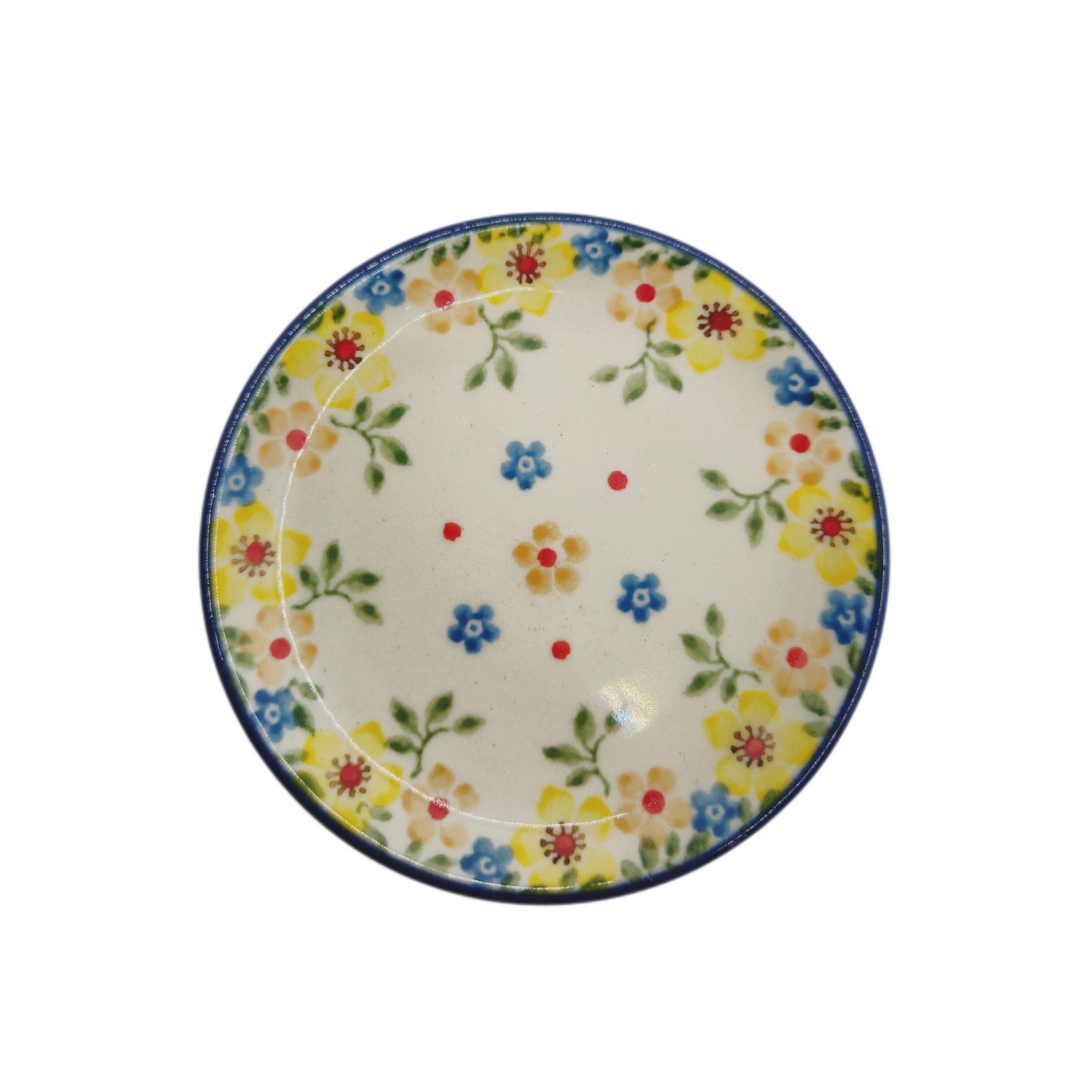 Talerz 10 cm Żółte kwiatki (dek.2225)