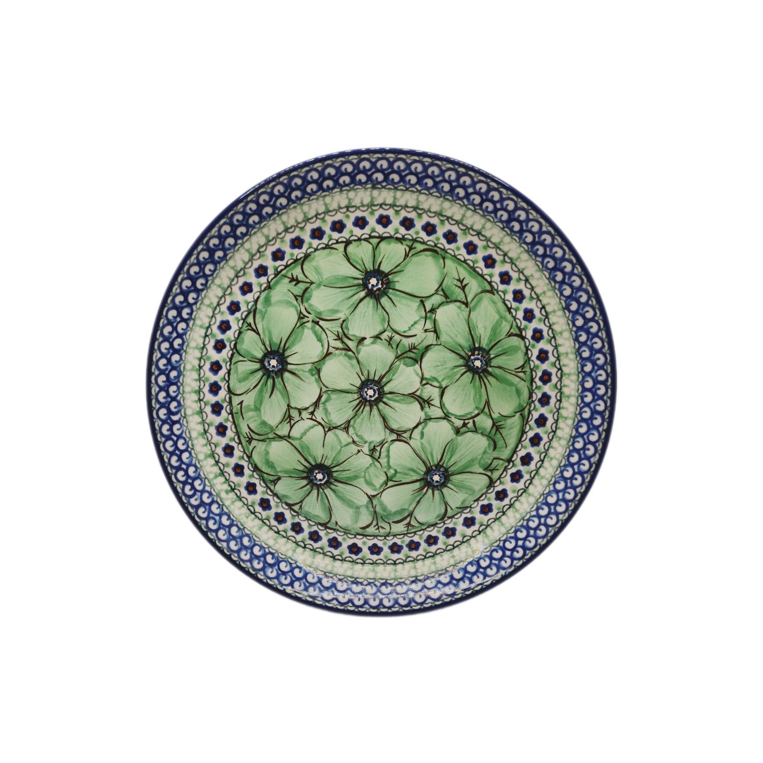 Talerz "podstawka" 23 cm Zielone (dek.U408A)