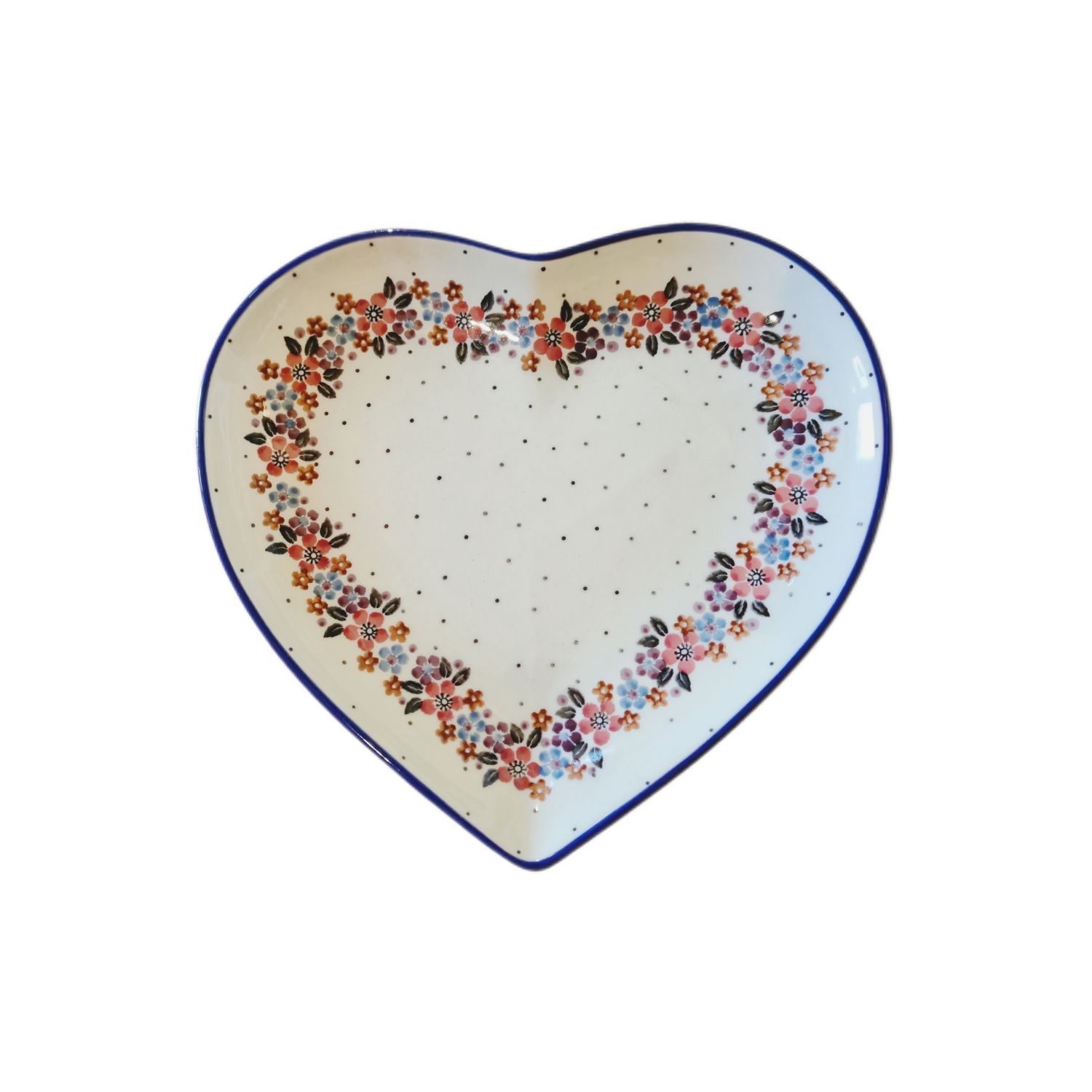 Półmisek serce 22cm x 23cm Retro (dek.2067)