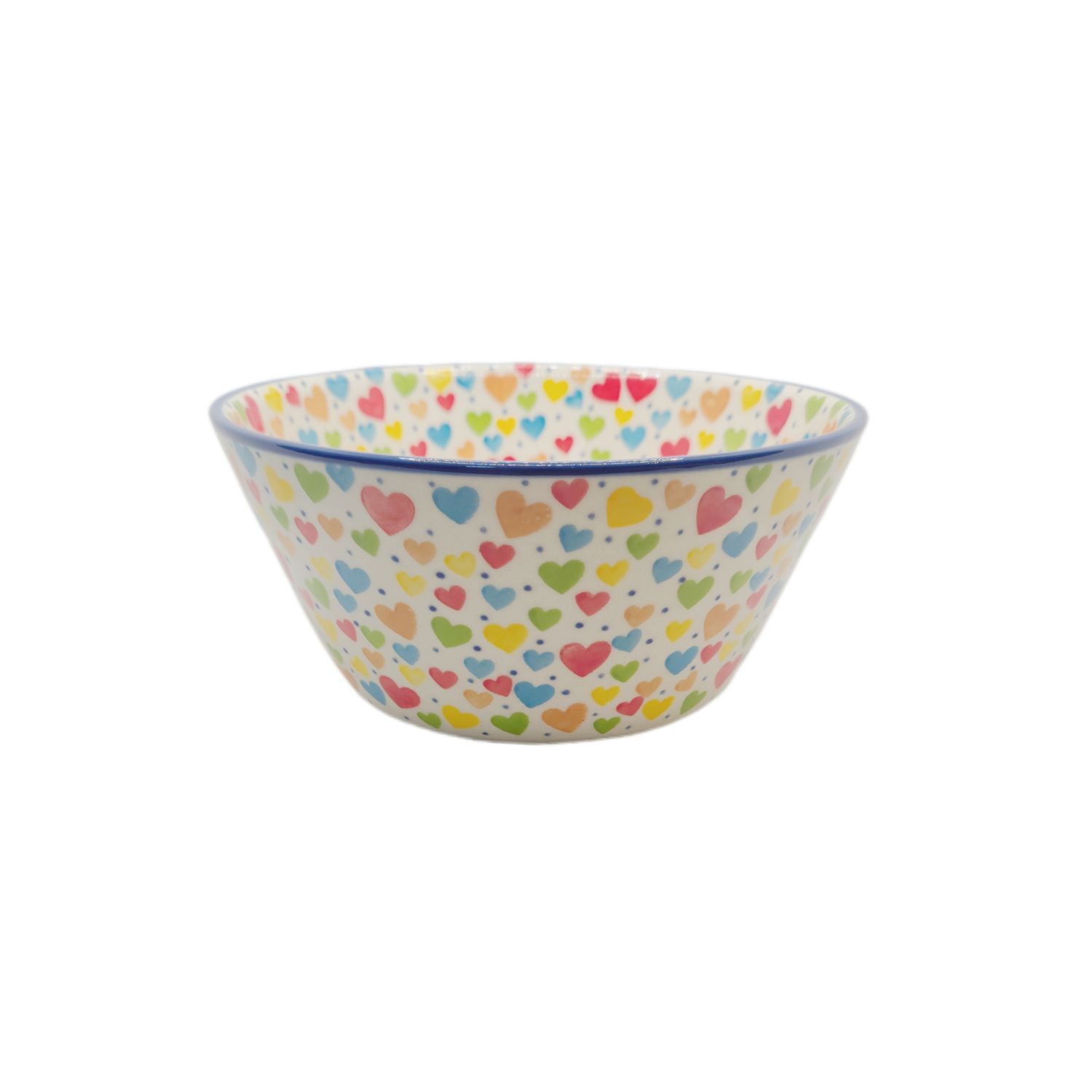 Miska E98 20,5 cm Kolorowe serca (dek.4833)