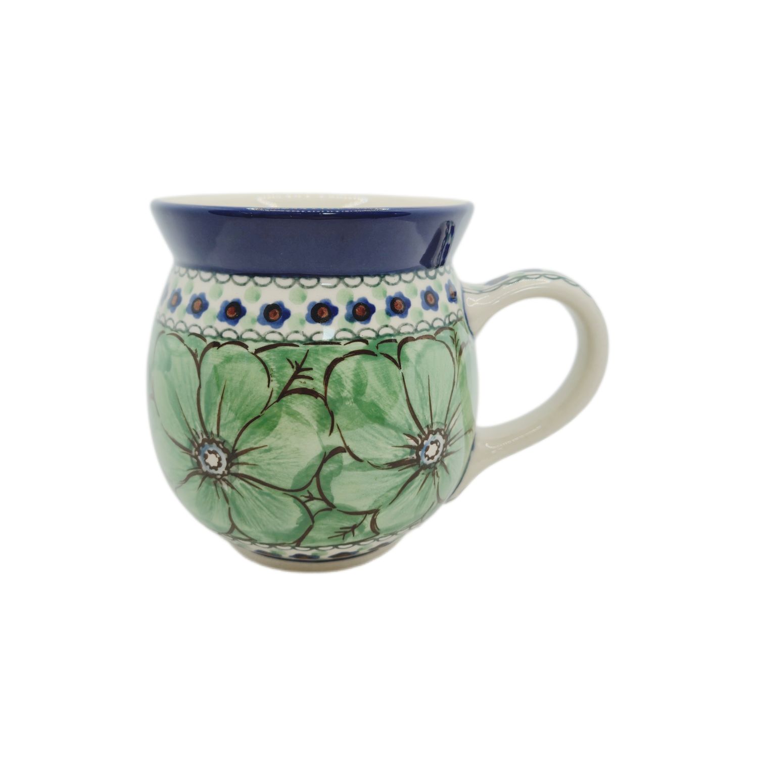 Kubek czeski 500 ml II gat. Zielony (dek.U408A)