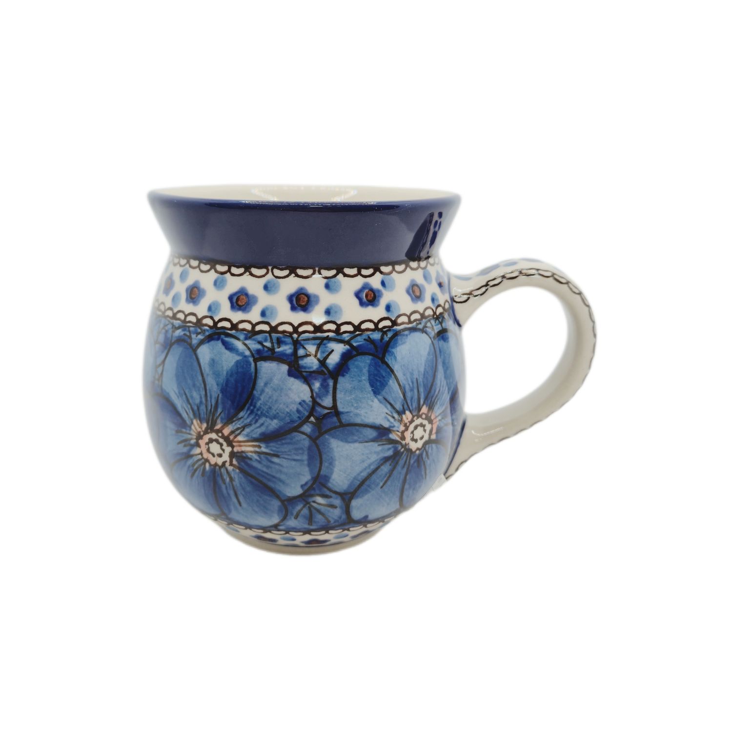 Kubek czeski 500 ml Niebieski (dek.U408)