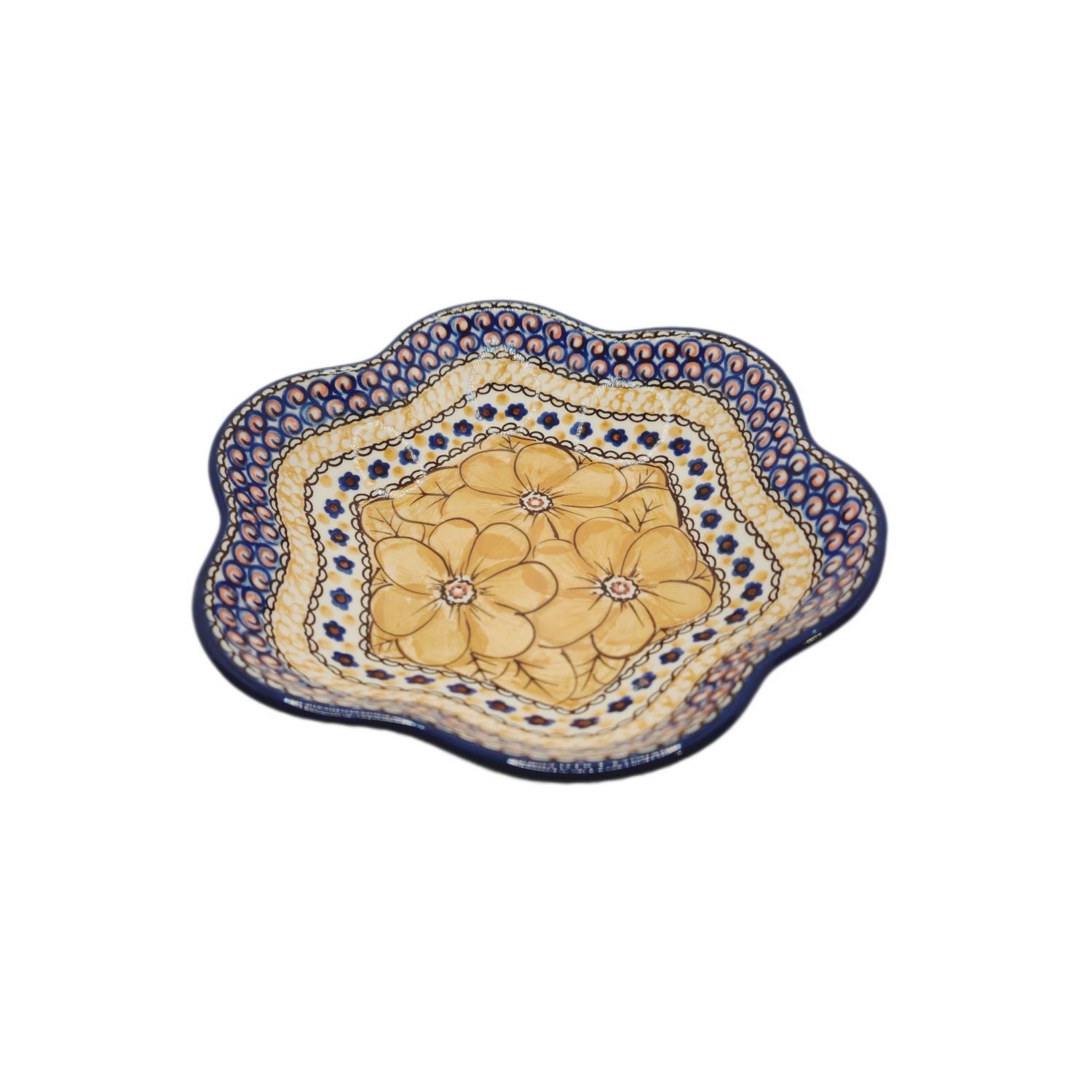 Miska kwiatek 20 cm Czerwony (dek.U408B)