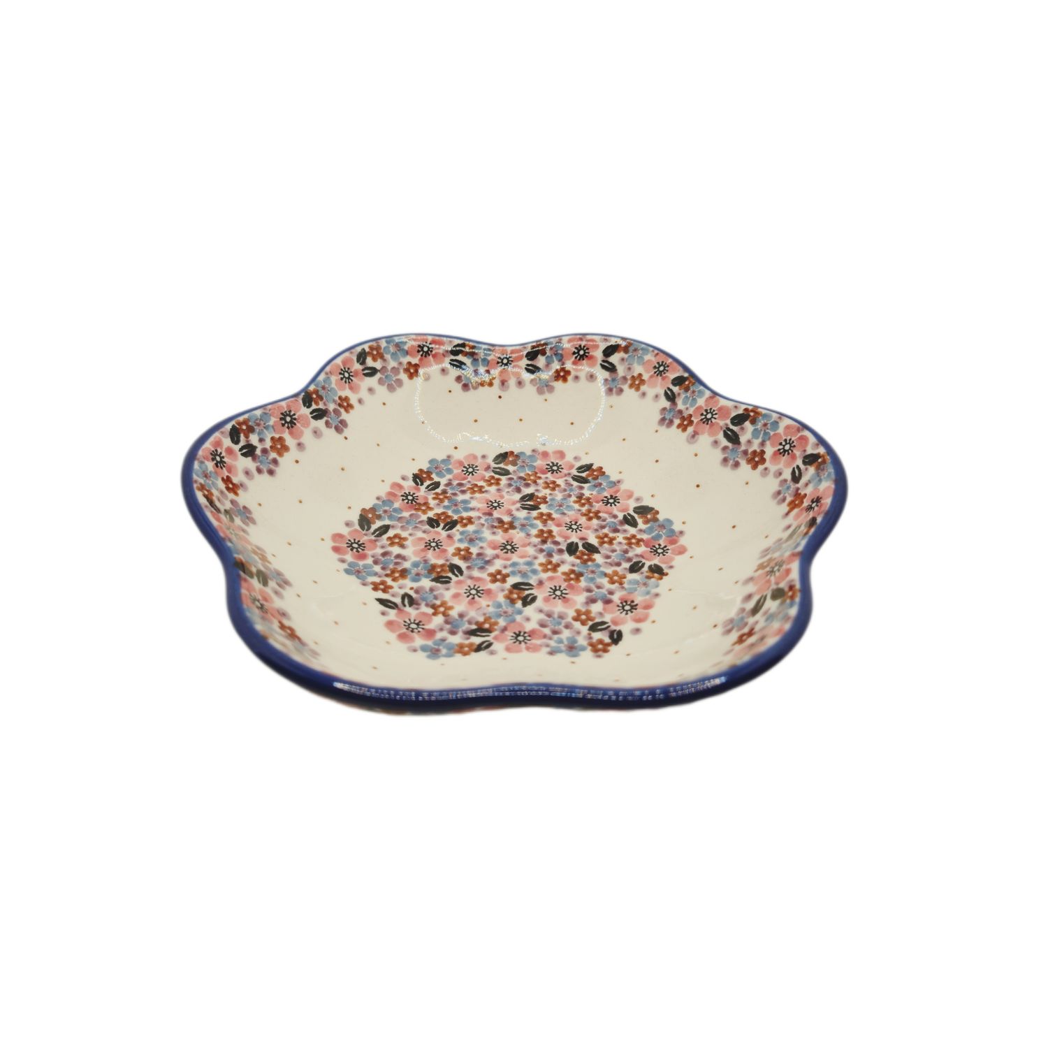 Miska kwiatek 20 cm Retro unikat (dek.U4651)