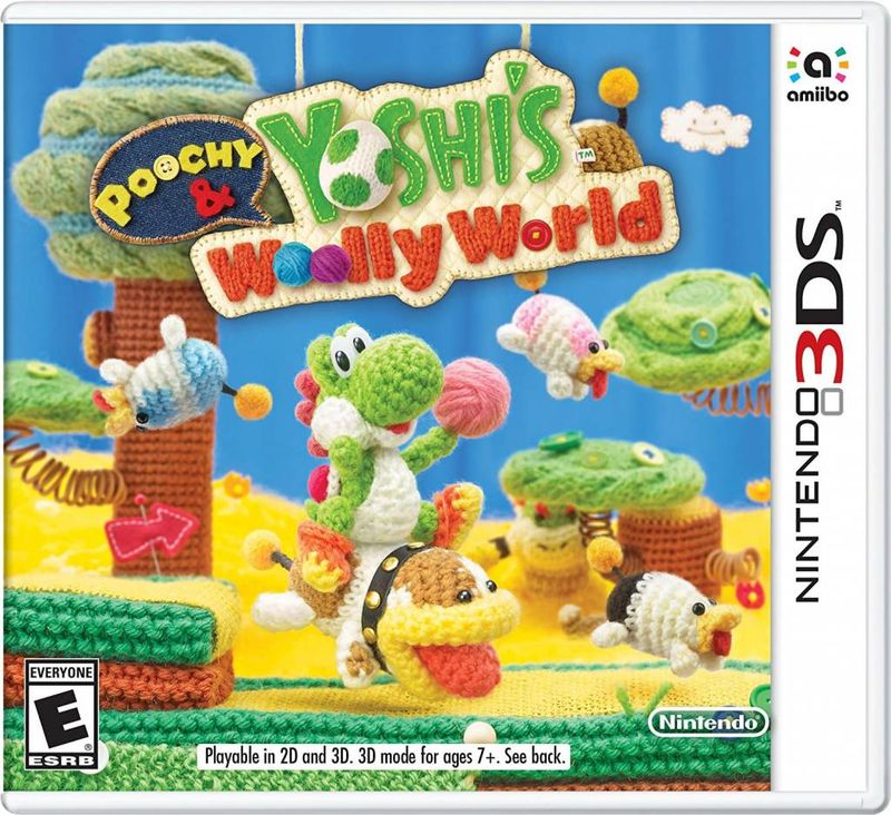 Poochy &amp; Yoshi&#39;s Woolly World - 3DS NEW