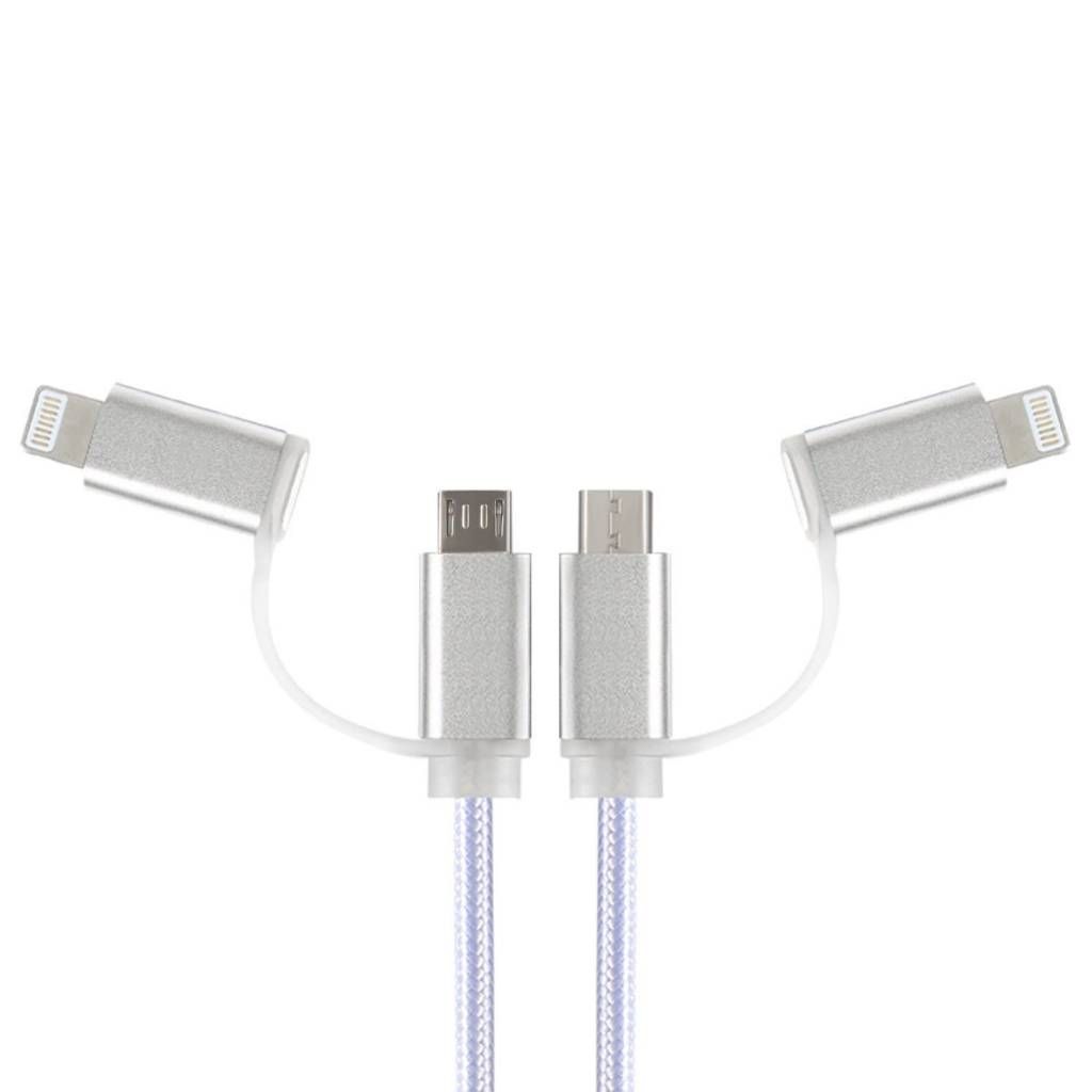 Apple/Micro USB 3 ft Cable