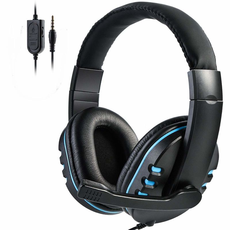 Skapendy Wireless Gaming Headset w/Mic for PS/Xbox/Switch/PC
