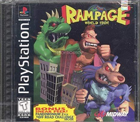 Rampage World Tour - PS1 PrePlayed