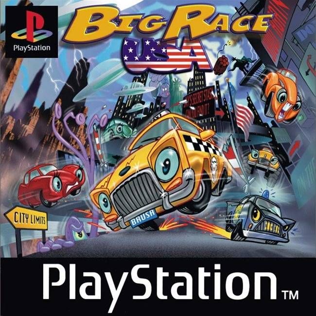 Big Race USA - PS1 PrePlayed