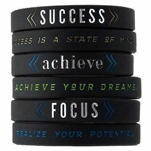 Motivational Wrist Band Success / Focus / Believe
