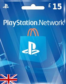PlayStation PSN GBP 15 (UK Region)