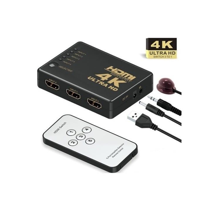 HDMI 4K 3/4 Channel Port Switch