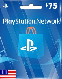 PlayStation PSN $75 (US Region)