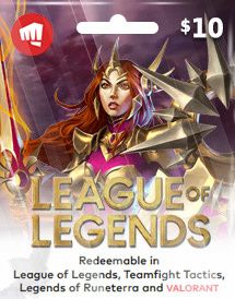 League of Legends $10